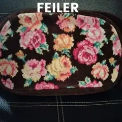 FEILER フェイラー 花柄 ハンドバッグ ショルダーバッグ