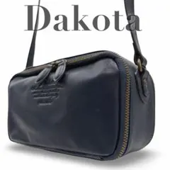Dakota ダコタ アミューズ ショルダーバッグ 本革 ネイビー 斜め掛け