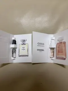 CHANEL N°5L'EAU 、COCO MADEMOISELLEサンプル