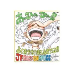 少年ジャンプ ONEPIECE 応募者全員サービス 複製ミニ色紙 ワンピース