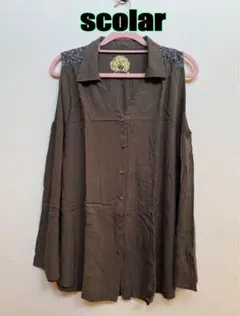 ScoLar（スカラー）／ ノースリーブ チュニック ブラウスのサムネイル