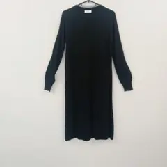 BEAUTY&YOUTH UNITED ARROWS カシミヤ黒ニットワンピース