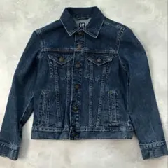 極美品GAP デニム　ジャケットL インディゴ Gジャン　メンズ　レディース