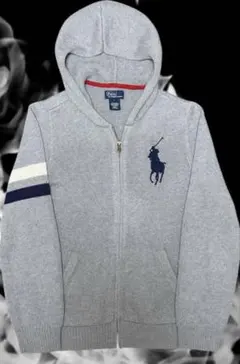 Polo Ralph Lauren ジップパーカー　ビックポニー　短丈　Y2K