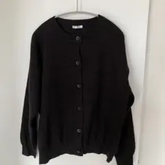 CINEMA CLUB ブラックラメカーディガン 長袖