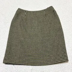 美品⭐︎【Calvin Klein】スカート(9) 千鳥格子 ウール 台形きれいめのサムネイル