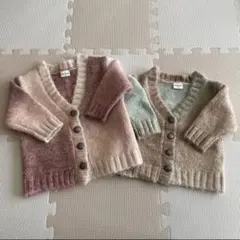 mirror bae. ミラーベイ　カーディガン 80cmと90cm 2枚セット