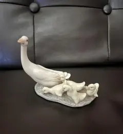 美品】ビンテージ リヤドロ アヒル 陶器 置物 インテリア 工芸品A3090