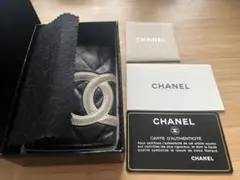 CHANEL ブラック キルティング　キーケース
