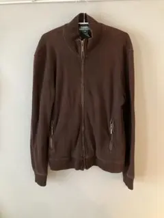 Lauren Ralph Lauren ブラウン ジップアップセーター Mのサムネイル