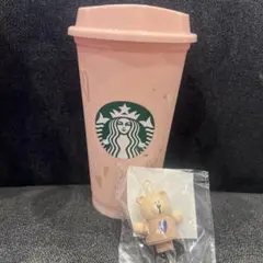 スターバックス　バレンタイン　2024 リユーザブル　ドリンクホールキャップ