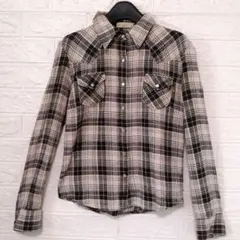 goa チェック柄ウェスタン　シャツ　M