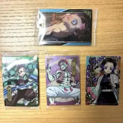 鬼滅の刃　ウエハース　カード　4枚セット