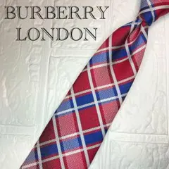 1793 【美品】 バーバリーロンドン ネクタイ チェック