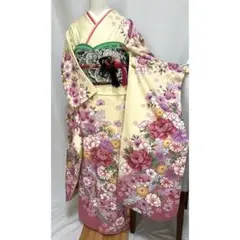 正絹お振袖 単品 アイスピンク 仕立て上がり品 美品 - メルカリ