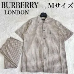 希少 BURBERRY バーバリー ノバチェック セットアップ ルームウェア