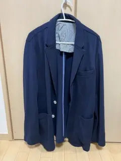 ネイビー ストライプ裏地 ジャケット