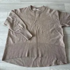 chocol raffine robe ベージュラメニット
