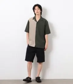 コムサイズム　スマート ショートパンツ メンズ　黒のサムネイル