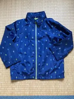 ネイビー アンカー柄 ウィンドブレーカー　碇