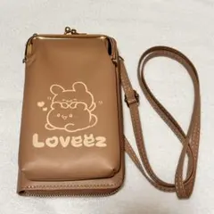 らぶいーず ウォレット付きスマホショルダーポーチ