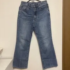 GU デニムパンツ ブルー L