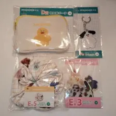 【未開封品】ドキドキくじ mojojojoくじ　D賞他 4点セット