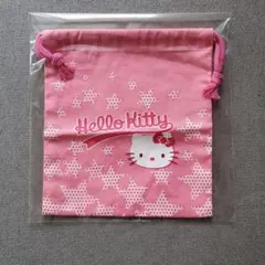 【非売品】HELLO KITTY　キティ　巾着　ポーチ　レトロ
