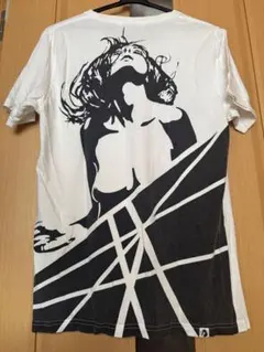 ヒステリックグラマーバックプリントホワイトメンズM