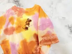 ミニー タイダイ柄 クロップドTシャツ