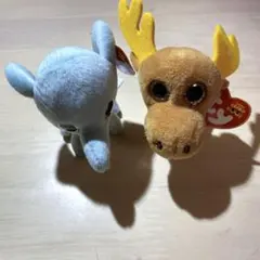 Ty TEENIE BEANIE BOO’S ピーナッツ、チョコレート