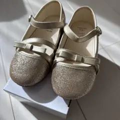 après les cours フォーマルシューズ 19.0 ゴールド