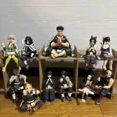 鬼滅の刃　ちょこのせフィギュア　柱セット＋ねずこ、カナヲ