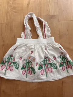 ステラマッカートニー いちご刺繍のホワイトワンピース 24ヶ月のサムネイル