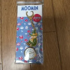 新品未開封！MOOMINスナフキン 懐中時計 大きめのサムネイル