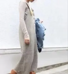 CANAL JEAN RCWワイドリブニットジャンパースカートkayoさん＊