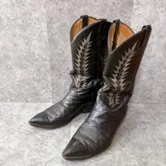 ヴィンテージ　トニーラマ　6824 ウエスタンブーツ　9 1/2 ブラック