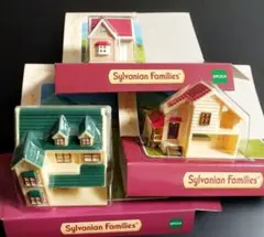 ▶ ミニチュアハウスコレクション ミニチュアハウス 3個セット シルバニア