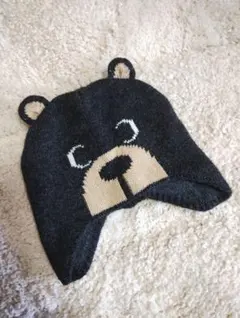 mont-bell クマの耳付きニット帽　キッズ