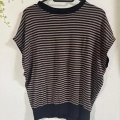 AMERICAN HOLIC ボーダーニット 半袖 Mサイズのサムネイル