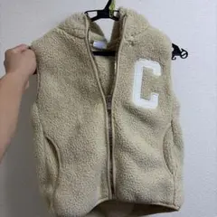 Champion フリースベスト 130サイズ ベージュ