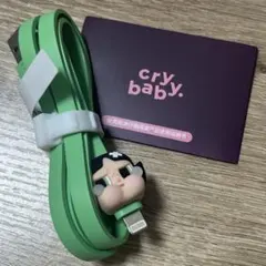 POPMART CRY BABY Lightningケーブル　バターカップ