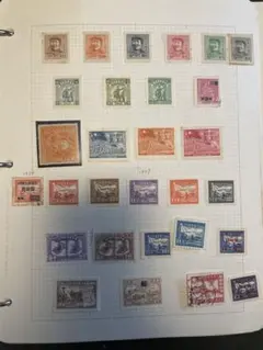 【値段交渉歓迎】古切手コレクション　中国　未使用・使用済み