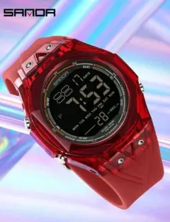 ★■ 新品 SANDA メンズ 腕時計 デジタルのサムネイル