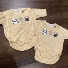 西松屋　動物　ロンパース 60〜70 双子