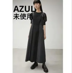 【未使用】AZUL BY MOUSSY デニムコンビ キャミワンピース