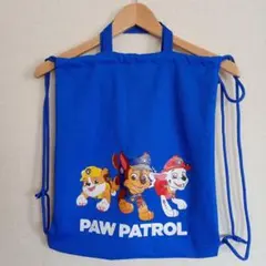 美品　パウ・パトロール ナップザック ドローストリング　バッグ　着替え袋のサムネイル