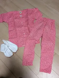 お祭り 子供用鯉口シャツ 股引足袋3点セットのサムネイル