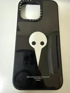 CASETiFY iPhone15ProMaxケース ブラック エヴァ サキエル