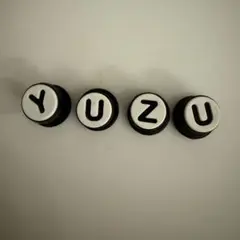 正規店購入 クロックス　シビッツ　アルファべットネーム　yuzu お名前